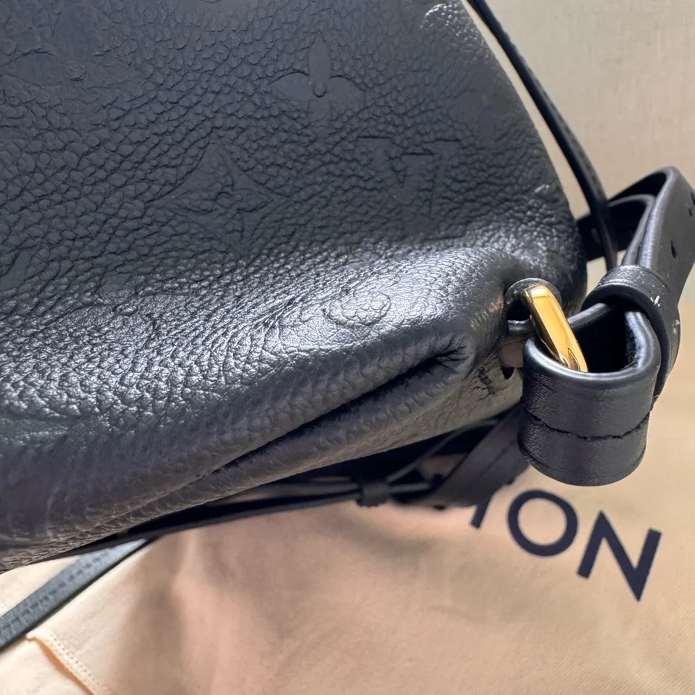 Auth. ✅ RARE Louis Vuitton NM Montsouris Empriente Backpack in “Noir”🖤✨